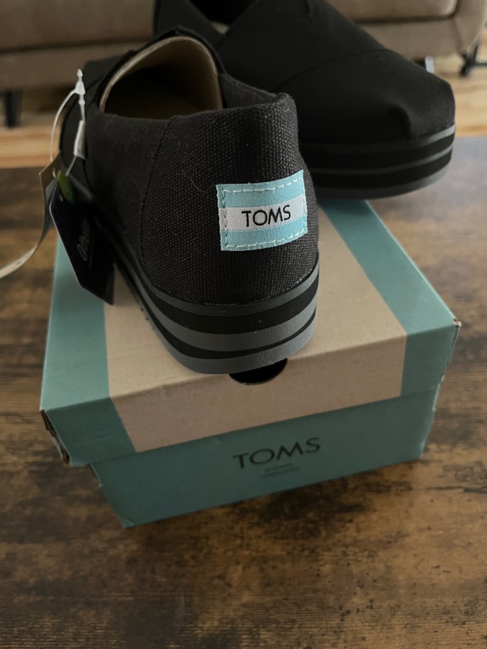 NWT TOMS Alp Midform Espadrille - Picture 6 of 6